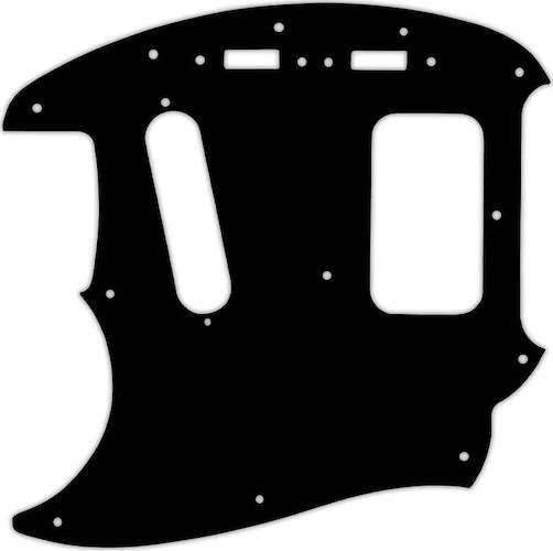 WD Custom Pickguard For Left Hand Fender Kurt Cobain Mustang #03P Black/Parchment/Black
