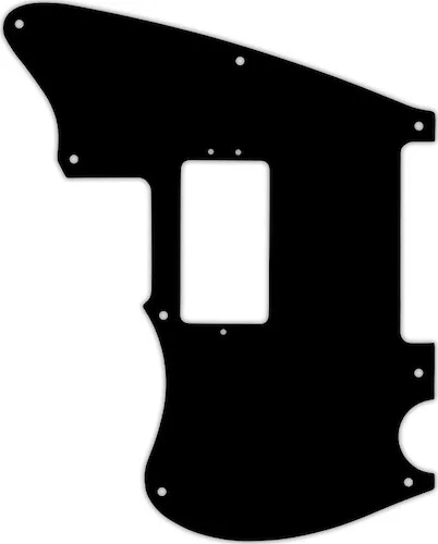 WD Custom Pickguard For Left Hand Fender Limited Edition American Professional Offset Telecaster #01T Black Th