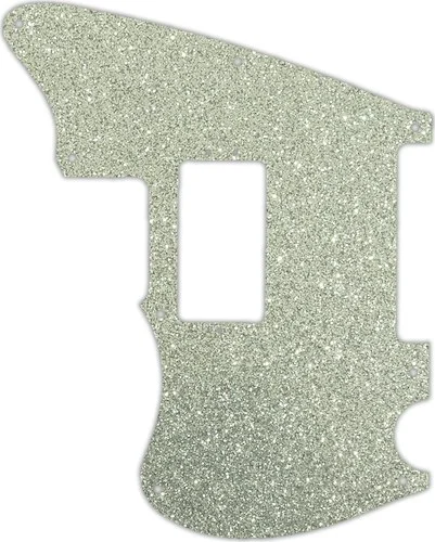 WD Custom Pickguard For Left Hand Fender Limited Edition American Professional Offset Telecaster #60SS Silver Sparkle 
