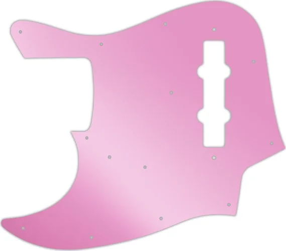 WD Custom Pickguard For Left Hand Fender Made In Japan Jazz Bass #10P Pink Mirror