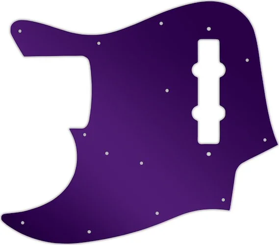 WD Custom Pickguard For Left Hand Fender Made In Japan Jazz Bass #10PR Purple Mirror