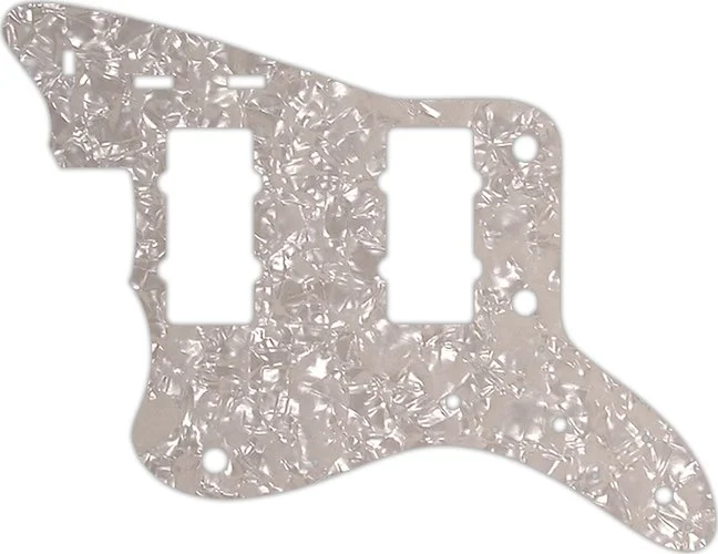 WD Custom Pickguard For Left Hand Fender Made In Japan 1966-1968 Reissue Jazzmaster #28A Aged Pearl/White/Blac