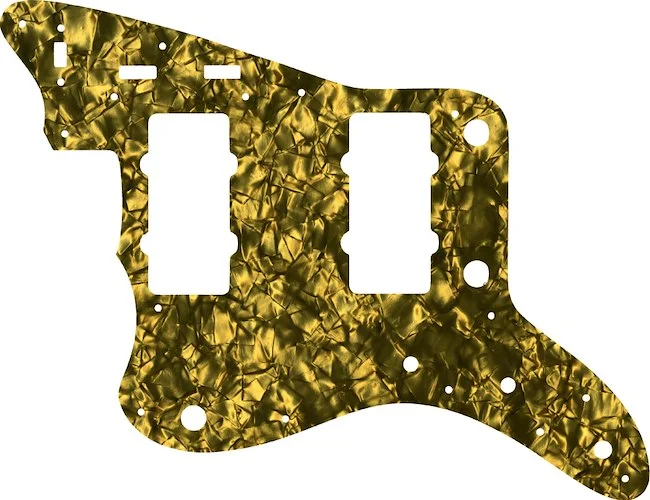 WD Custom Pickguard For Left Hand Fender Made In Japan 1966-1968 Reissue Jazzmaster #28GD Gold Pearl/Black/White/Black