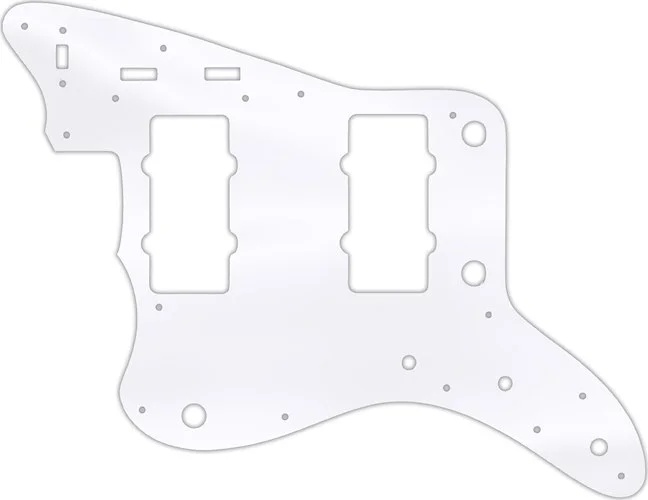 WD Custom Pickguard For Left Hand Fender Made In Japan 1966-1968 Reissue Jazzmaster #45T Clear Acrylic Thin