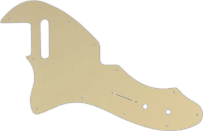 WD Custom Pickguard For Left Hand Fender Made In Mexico '69 Telecaster Thinline Reissue #06T Cream Thin