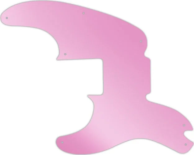 WD Custom Pickguard For Left Hand Fender Mike Dirnt Signature Precision Bass #10P Pink Mirror