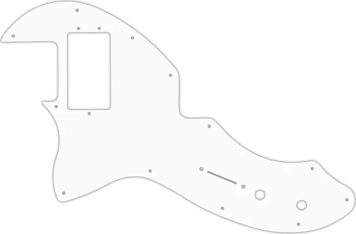 WD Custom Pickguard For Left Hand Fender Modern Player Short Scale Telecaster #04 White/Black/White
