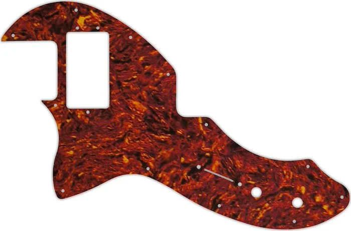 WD Custom Pickguard For Left Hand Fender Modern Player Short Scale Telecaster #05P Tortoise Shell/Parchment