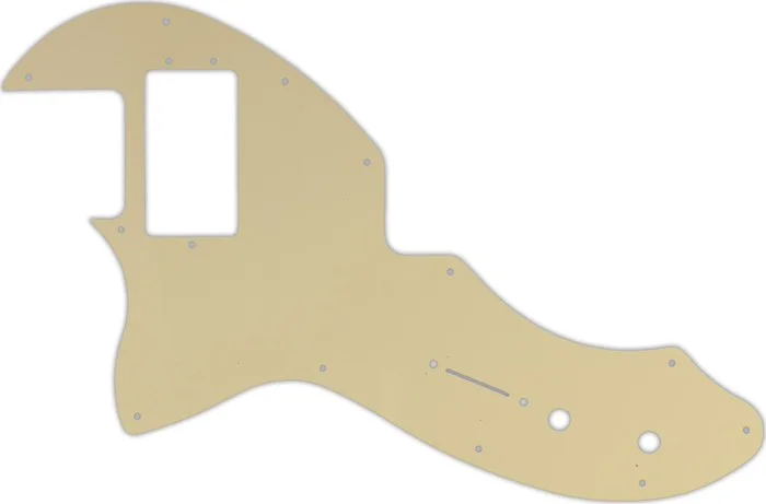 WD Custom Pickguard For Left Hand Fender Modern Player Short Scale Telecaster #06T Cream Thin