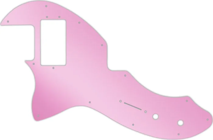 WD Custom Pickguard For Left Hand Fender Modern Player Short Scale Telecaster #10P Pink Mirror