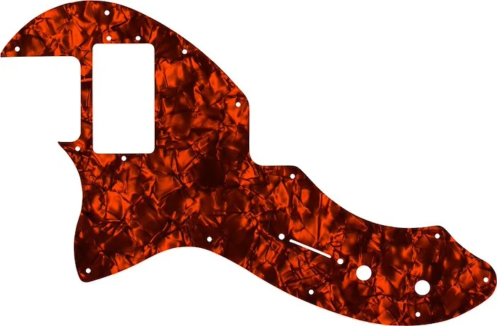 WD Custom Pickguard For Left Hand Fender Modern Player Short Scale Telecaster #28OP Orange Pearl/Black/White/Black