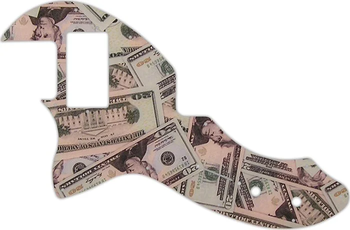 WD Custom Pickguard For Left Hand Fender Modern Player Short Scale Telecaster #G16 Money Graphic