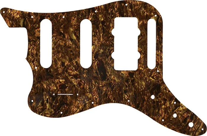 WD Custom Pickguard For Left Hand Fender Pawn Shop Bass VI #28TBP Tortoise Brown Pearl