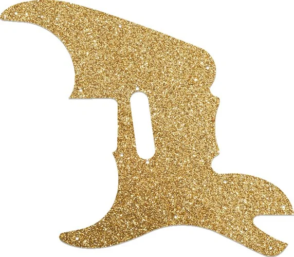 WD Custom Pickguard For Left Hand Fender Pawn Shop '51 #60RGS Rose Gold Sparkle 