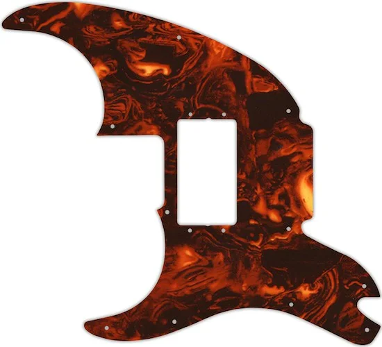 WD Custom Pickguard For Left Hand Fender Pawn Shop '72 #05F Faux Tortiose