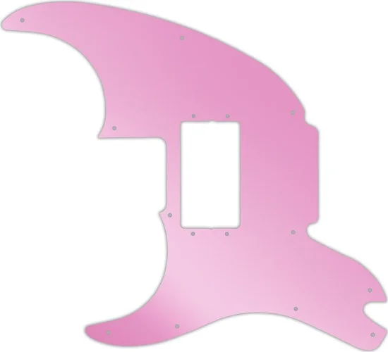 WD Custom Pickguard For Left Hand Fender Pawn Shop '72 #10P Pink Mirror