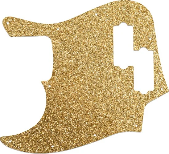 WD Custom Pickguard For Left Hand Fender Reggie Hamilton Jazz Bass #60RGS Rose Gold Sparkle 