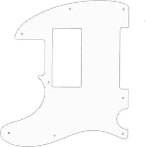 WD Custom Pickguard For Left Hand Fender Special Edition HH Telecaster #02 White