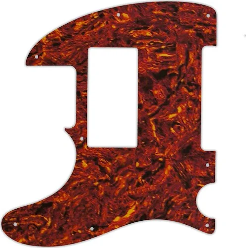 WD Custom Pickguard For Left Hand Fender Special Edition HH Telecaster #05P Tortoise Shell/Parchment