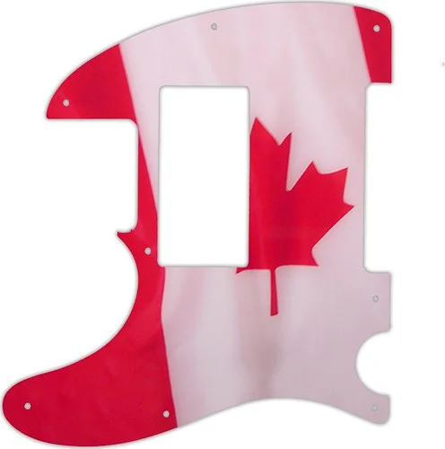WD Custom Pickguard For Left Hand Fender Special Edition HH Telecaster #G11 Canadian Flag Graphic