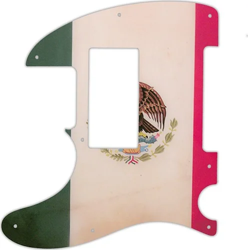 WD Custom Pickguard For Left Hand Fender Special Edition HH Telecaster #G12 Mexican Flag Graphic
