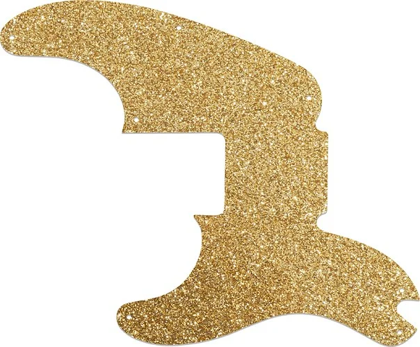 WD Custom Pickguard For Left Hand Fender Sting Signature Precision Bass #60RGS Rose Gold Sparkle 