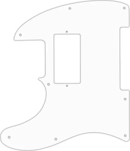 WD Custom Pickguard For Left Hand Fender USA Jim Root Signature Telecaster #04 White/Black/White