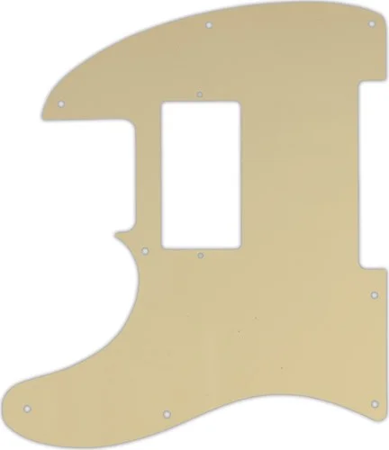 WD Custom Pickguard For Left Hand Fender USA Jim Root Signature Telecaster #06 Cream