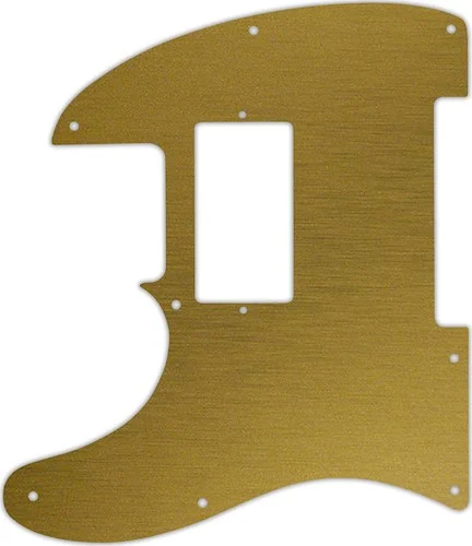 WD Custom Pickguard For Left Hand Fender USA Jim Root Signature Telecaster #14 Simulated Brushed Gold/Black PV