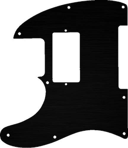 WD Custom Pickguard For Left Hand Fender USA Jim Root Signature Telecaster #27T Simulated Black Anodized Thin