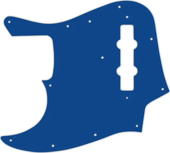WD Custom Pickguard For Left Hand Fender Vintage 1970's-1980's 20 Fret Jazz  Bass #08 Blue/White/Blue
