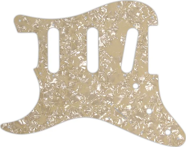 WD Custom Pickguard For Left Hand Fender VooDoo Jimi Hendrix Tribute Stratocaster #28C Cream Pearl/Cream/Black