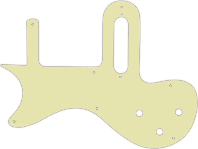 WD Custom Pickguard For Left Hand Gibson 1 Pickup Melody Maker #34T Mint Green Thin