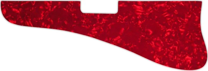 WD Custom Pickguard For Left Hand Gibson 1956-1969 ES-125 T #28R Red Pearl/White/Black/White