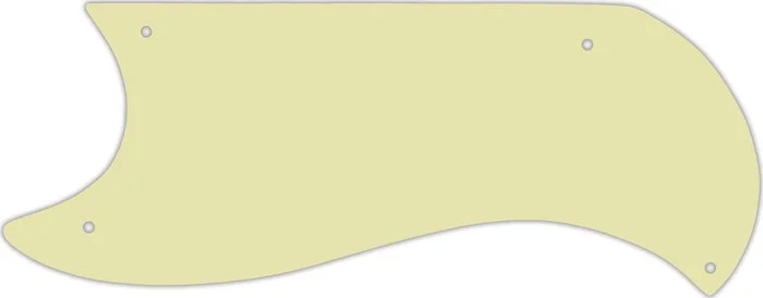 WD Custom Pickguard For Left Hand Gibson 1961-1963 Half Face SG Custom #34T Mint Green Thin