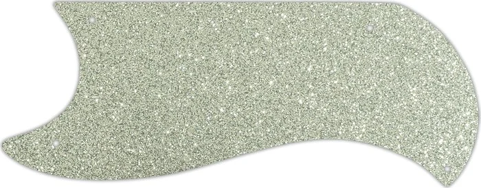 WD Custom Pickguard For Left Hand Gibson 1961-1963 Half Face SG Custom #60SS Silver Sparkle 