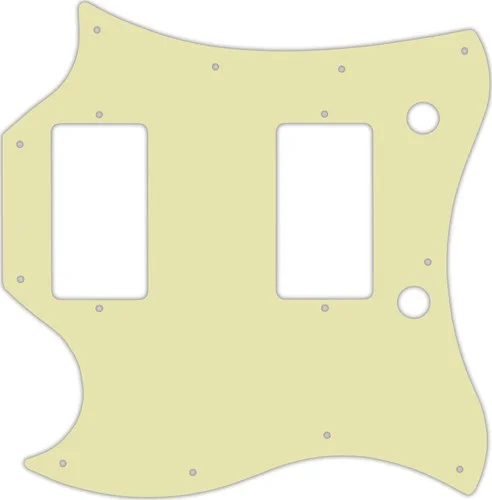 WD Custom Pickguard For Left Hand Gibson 1963-1970 Full Face SG #34S Mint Green Solid