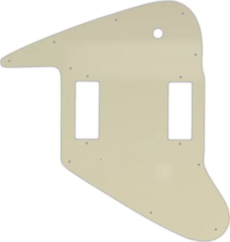 WD Custom Pickguard For Left Hand Gibson 1965-Present Non-Reverse Firebird #55 Parchment 3 Ply