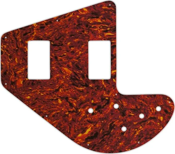 WD Custom Pickguard For Left Hand Gibson 1975-1983 Ripper Bass #05P Tortoise Shell/Parchment
