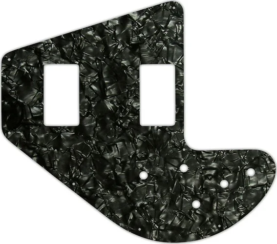 WD Custom Pickguard For Left Hand Gibson 1975-1983 Ripper Bass #28BK Black Pearl/White/Black/White
