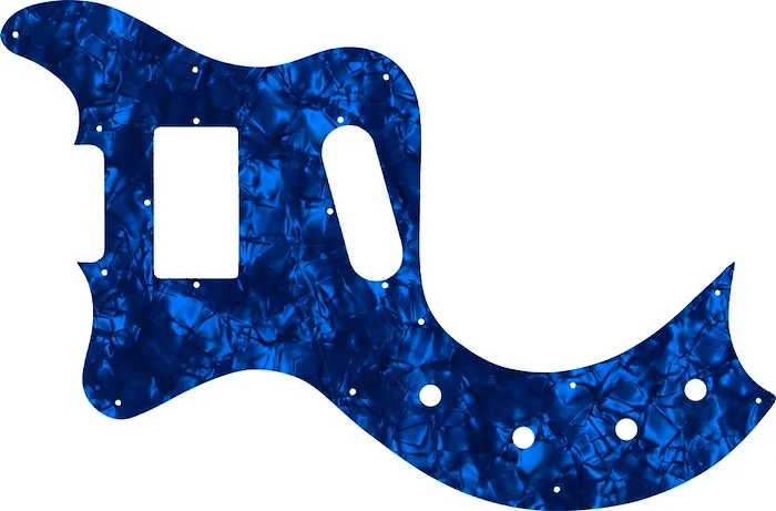 WD Custom Pickguard For Left Hand Gibson 1978 Marauder #28DBP Dark Blue Pearl/Black/White/Black