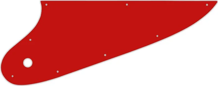 WD Custom Pickguard For Left Hand Gibson 2010-Present Reverse Firebird #07S Red Solid