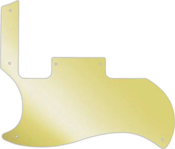 WD Custom Pickguard For Left Hand Gibson 2010-2012 '60s Tribute SG Special #10GD Gold Mirror