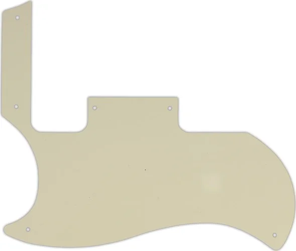 WD Custom Pickguard For Left Hand Gibson 2010-2012 '60s Tribute SG Special #55T Parchment Thin
