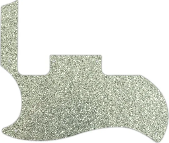 WD Custom Pickguard For Left Hand Gibson 2010-2012 '60s Tribute SG Special #60SS Silver Sparkle 