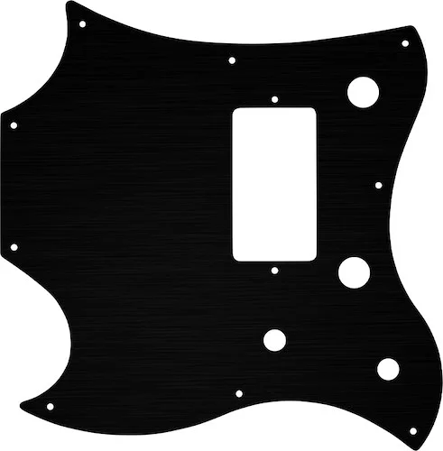 WD Custom Pickguard For Left Hand Gibson 2011 SG Style Melody Maker #27 Simulated Black Anodized