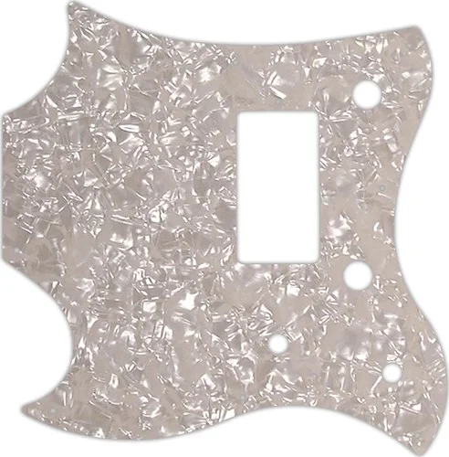 WD Custom Pickguard For Left Hand Gibson 2011 SG Style Melody Maker #28A Aged Pearl/White/Black/White