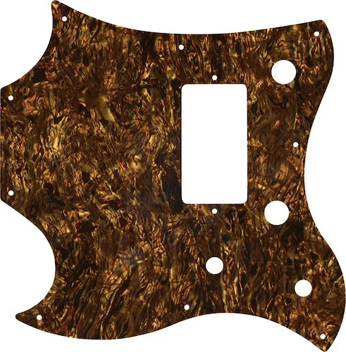 WD Custom Pickguard For Left Hand Gibson 2011 SG Style Melody Maker #28TBP Tortoise Brown Pearl
