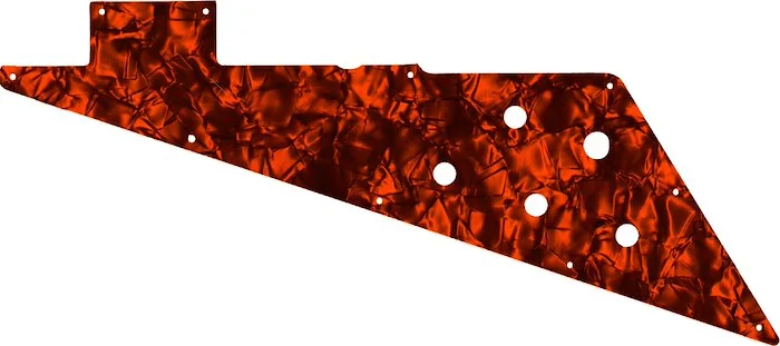 WD Custom Pickguard For Left Hand Gibson 2019-Present Original Collection Flying V #28OP Orange Pearl/Black/White/Black