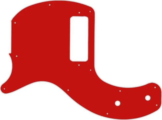 WD Custom Pickguard For Left Hand Gibson 2019-Present Les Paul Junior Tribute DC #07 Red/White/Red